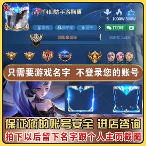 王者荣耀主页代刷_代刷王者英雄皮肤网站